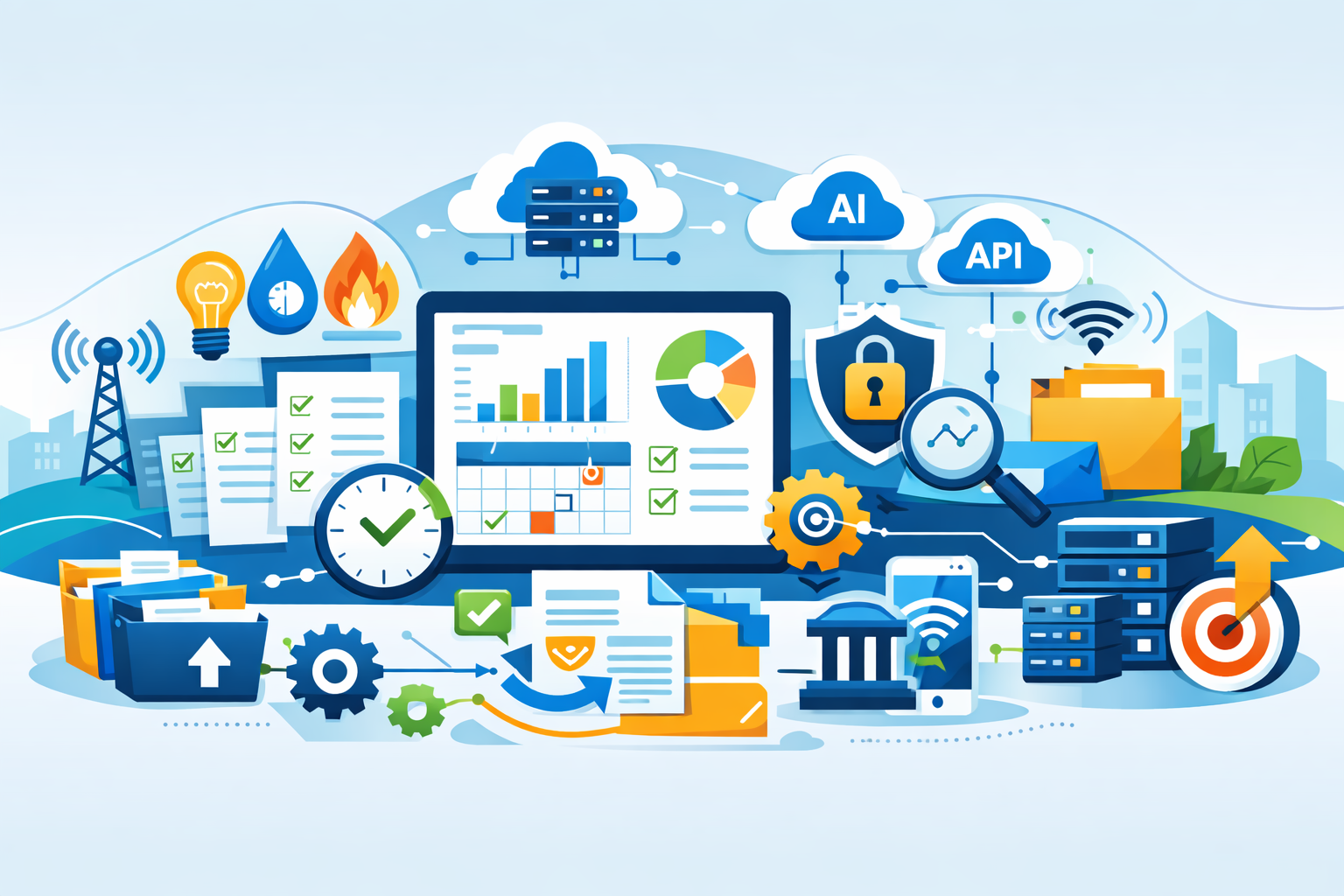 تحكم كامل في فواتير الخدمات الأساسية.